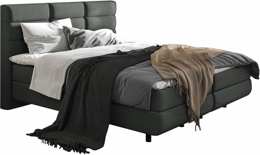 Derry Sengeramme 180x200 cm - Mørkegrå