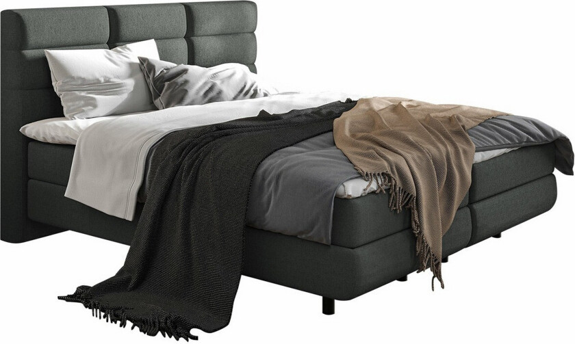 Derry Sengeramme 140x200 cm - Mørkegrå