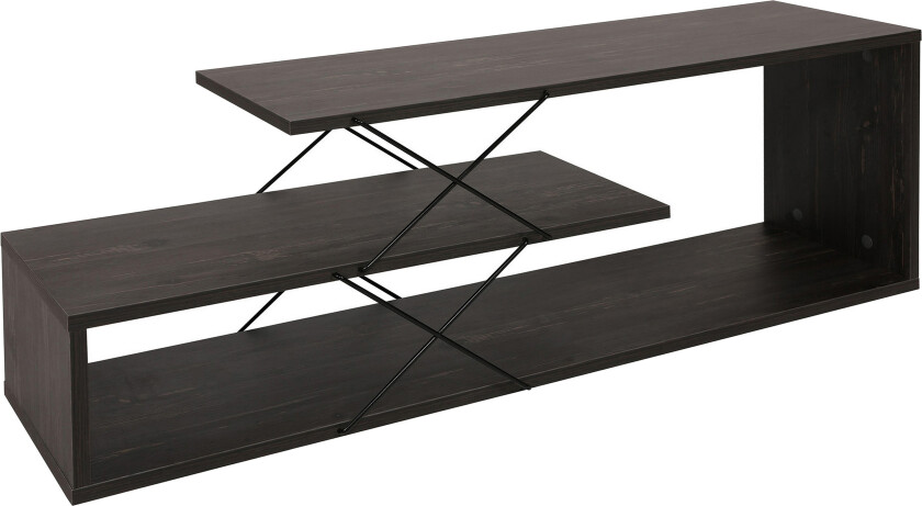 Riyana Tv-benk 120 cm - Mørkebrun