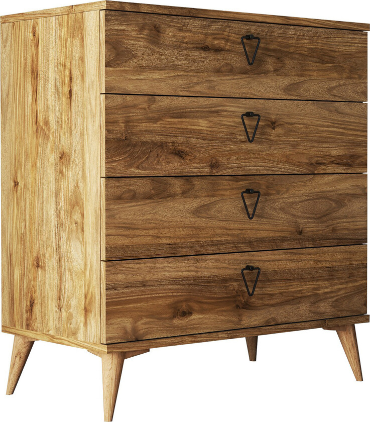 Heibert Kommode Kommode cm - Valnøtt