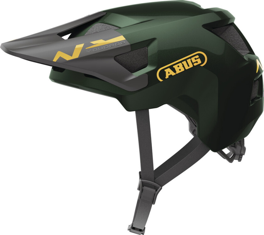 Abus YouDrop sykkelhjelm, mosegrønn 48-55 cm
