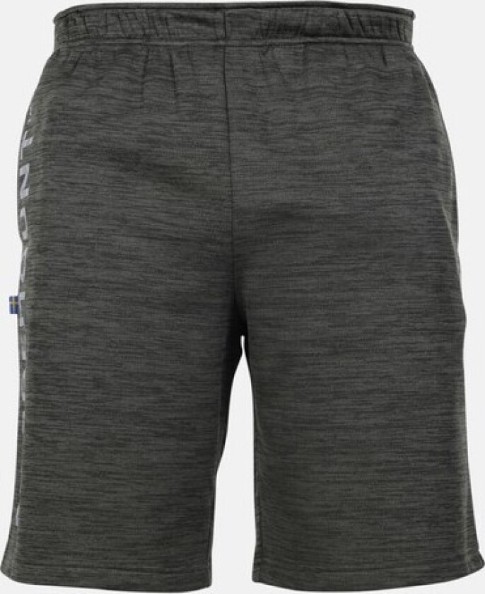 Training Logo Shorts, Olive Melange/Lt Grey Melange, S, Hverdagsshorts
