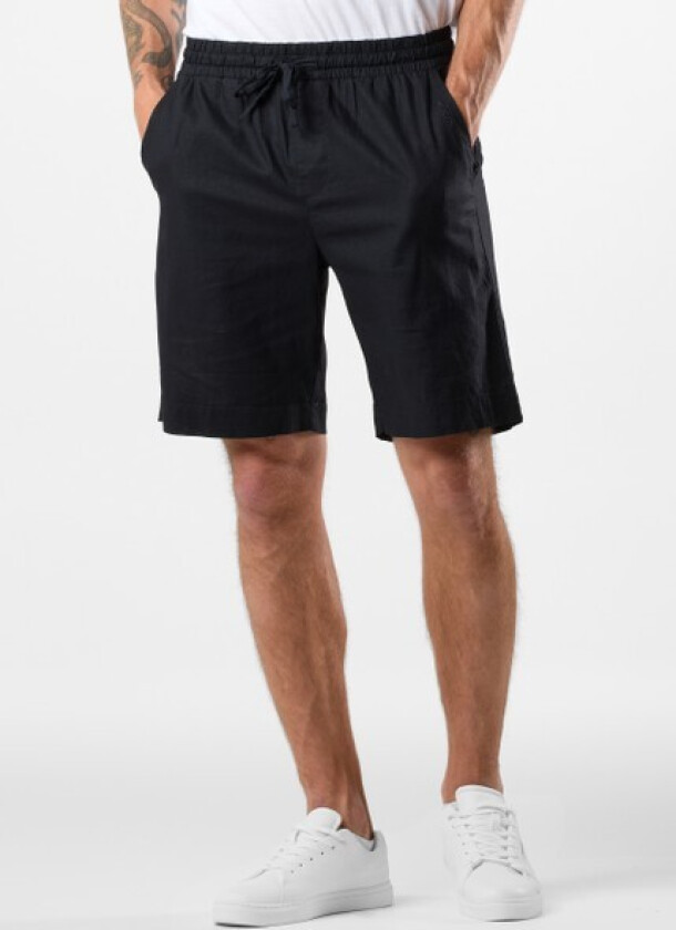 New Hampshire Linen Shorts, Black, 2xl, Hverdagsshorts