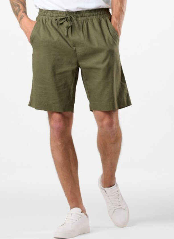 New Hampshire Linen Shorts, Lt. Olive, Xs, Hverdagsshorts