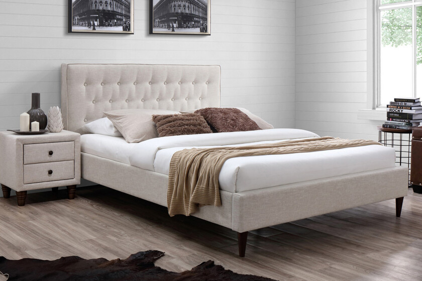 Emilia Seng 90x200 cm Lysebeige -