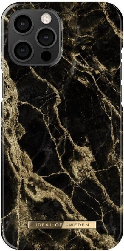 Ideal Of Sweden Iphone 12 Pro Max Fashion Case - Golden Smoke Marble