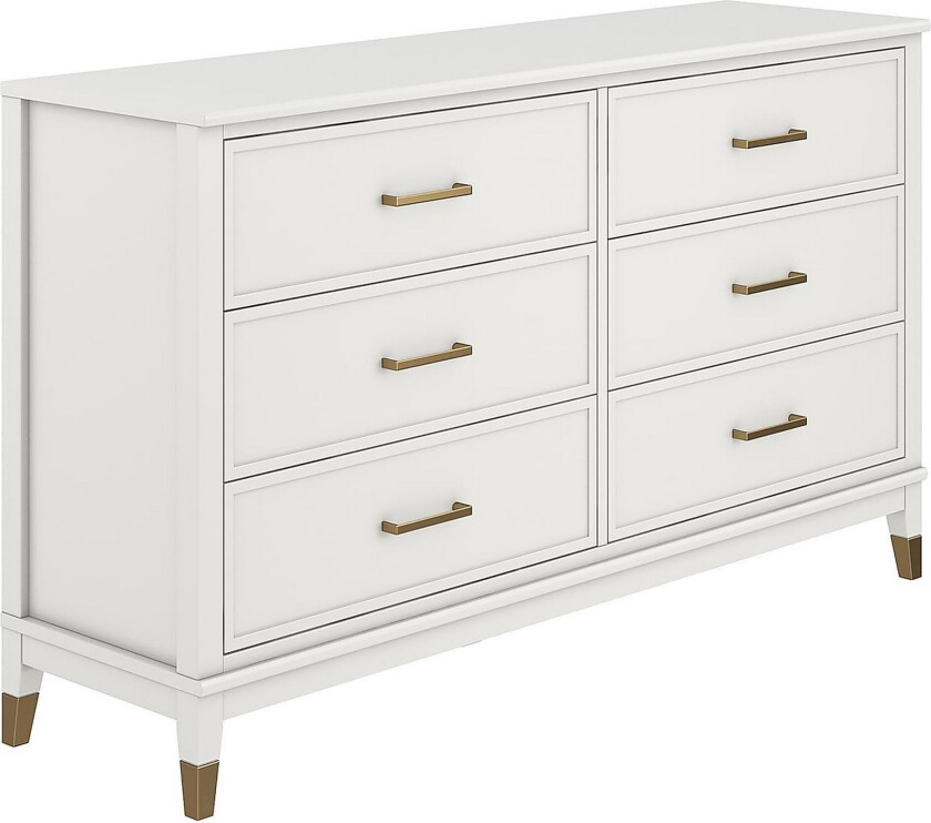 Bilde av Westerleigh Kommode 144x41 cm Hvit - CosmoLiving