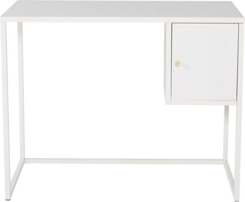 Bakal skrivebord 1 dør hvit .