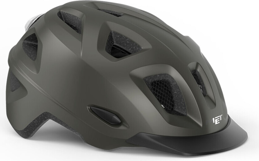 Met Mobilite Urban Hjelm med LED LysGrå