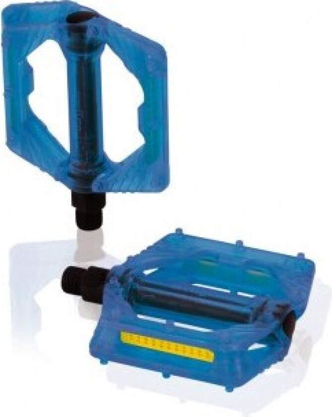 pedal transparent blå