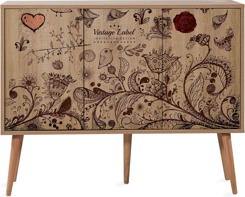 Brokind Skjenk 120 cm - Brun