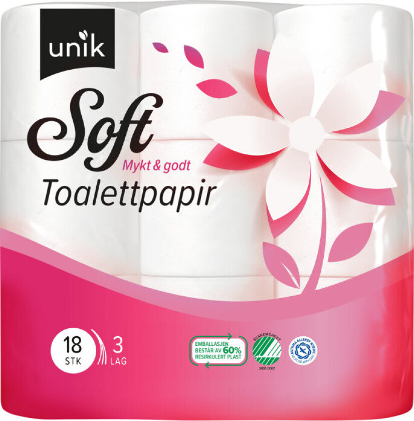 Toalettpapir Soft 18rl