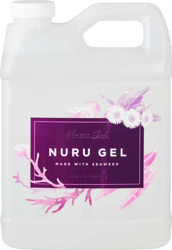 Moist Nuru Gel Til Kropps Massasje 1000 ml - Klar