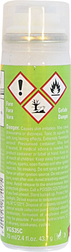 Bilde av Grip Wax Spray VGS35C Base 70 ml 23/24, grunnvoksspray STD