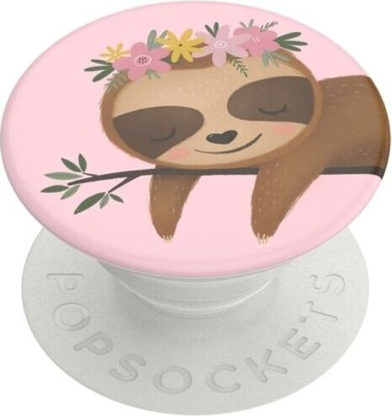 PopGrip Sweet Sloth, Mobiltelefon/smarttelefon, Passiv holder, Hånd, Brun, Rosa