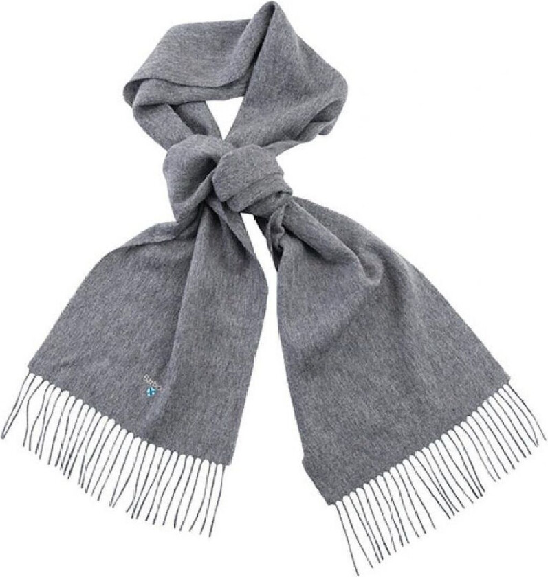 Unisex Plain Lambswool Scarf Lt Grey Marl OneSize, Lt Grey Marl