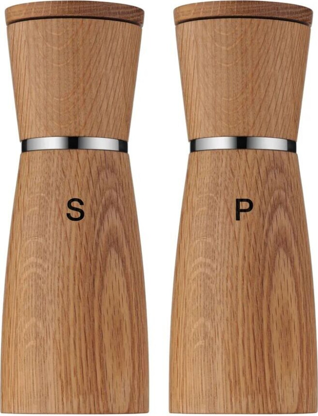 Ceramill Nature salt- og pepperkvernsett Eik