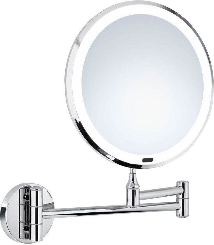 Beslagsboden - Sminkespeil. Forkrommet. Veggmontering. X7. LED lys.