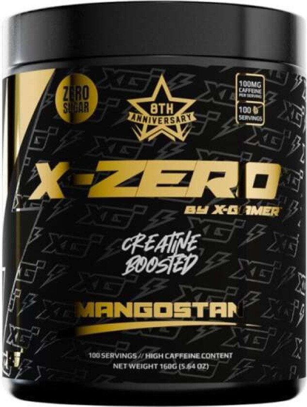 Bilde av X-GAMER X-Zero Mangostan med Kreatin - 100 Porsjoner