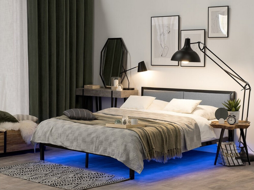 Clamart Dobbeltseng 180 \| 200 cm - Svart