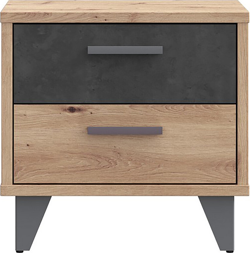 Kocherinovo Nattbord 42x50 cm - Brun/Grå