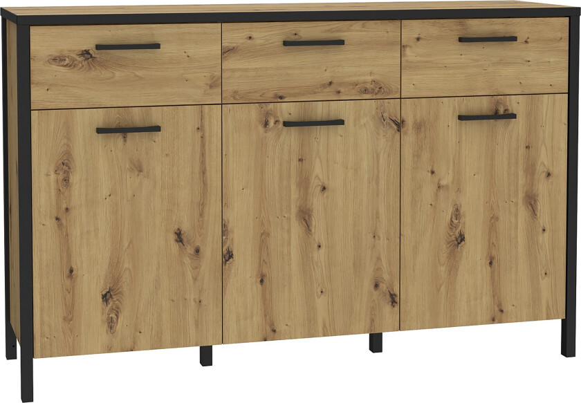 Koufalia Sideboard 40x140 cm - Brun/Svart