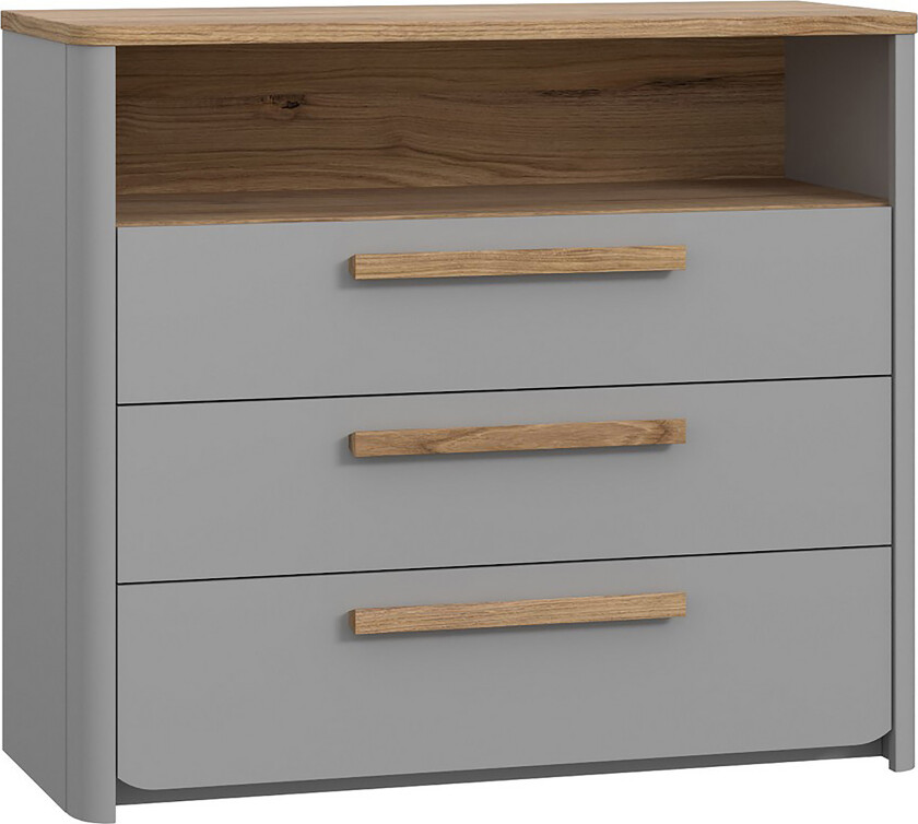 Ahmetbay Kommode 41x99 cm - Grå/Brun