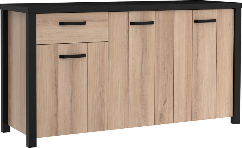 Konitsa Sideboard 52x160 cm - Brun/Svart