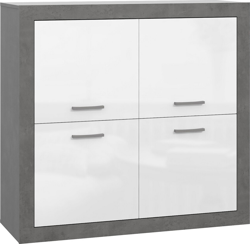 Tolovgrad Sideboard 41x113 cm - Grå/Hvit
