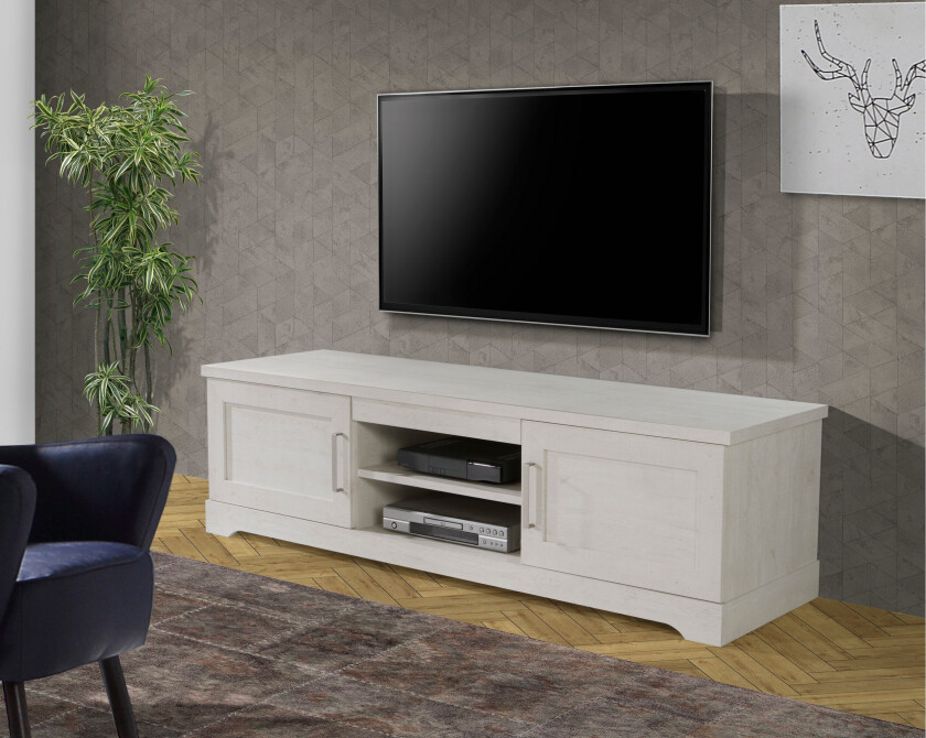 Svetis Tv-benk 183 cm - Hvit