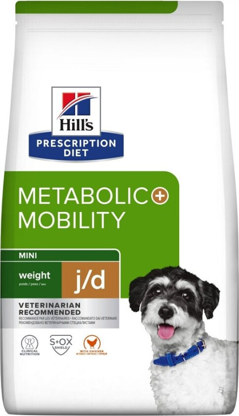 Hill's Prescription Diet Canine j/d Metabolic + Mobility Mini Weight Chicken (3 kg)