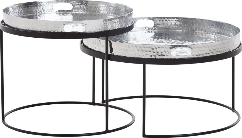 Wilhem Settbord 46 cm Rund - Sølv