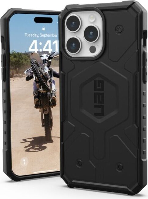 Uag Pathfinder Deksel Magsafe Iphone 15 Pro Svart