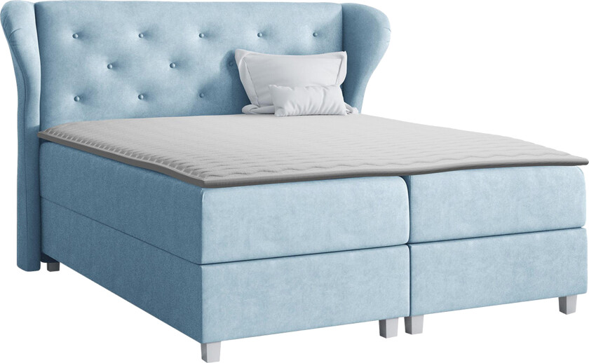 Naurstad kontinentalseng 140x200 - Blå