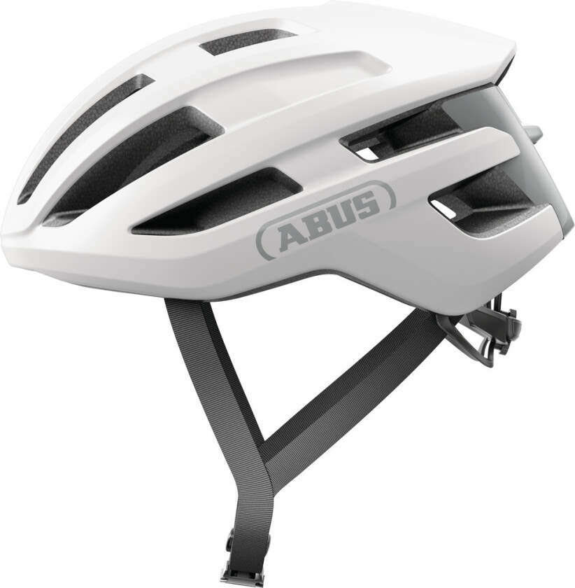 Abus Powerdome sykkelhjelm, Polar White