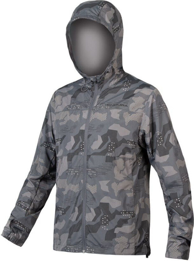 Hummvee Vindtett Skalljakke Grå Camo