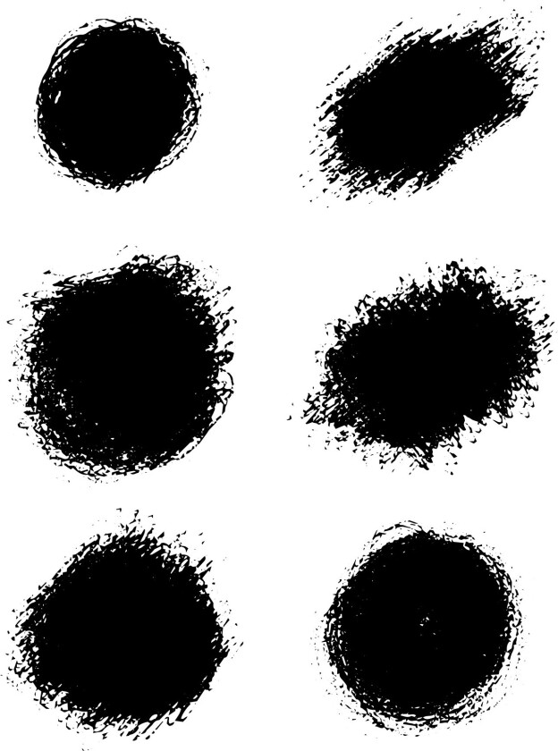 Poster Dots 50x70 cm - Hvit