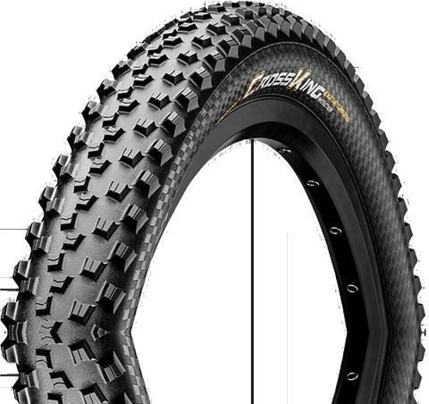CONTINENTAL Cross King ProTection Folding tire (55-559) Black/black, BlackChili, PSI max:4,0 (bar), ProTection, Weight:585 g