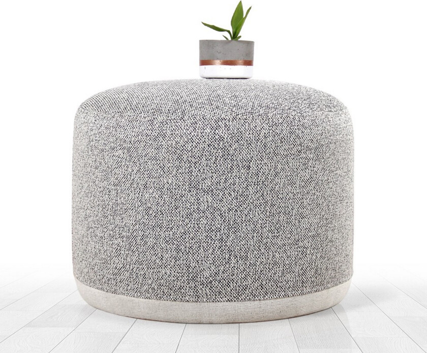 Harrodsburg Sittepuff 51 cm - Grå