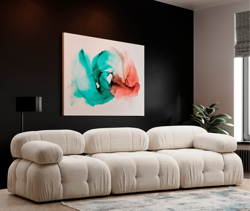 Bengul Sofa 3-seters - Lysebeige