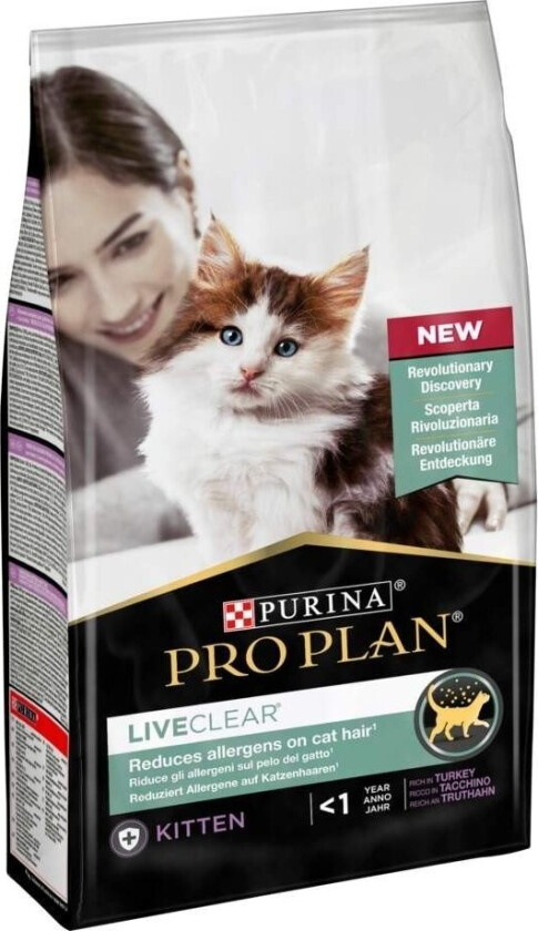 Purina Pro Plan LiveClear Kitten Turkey 1,4 kg