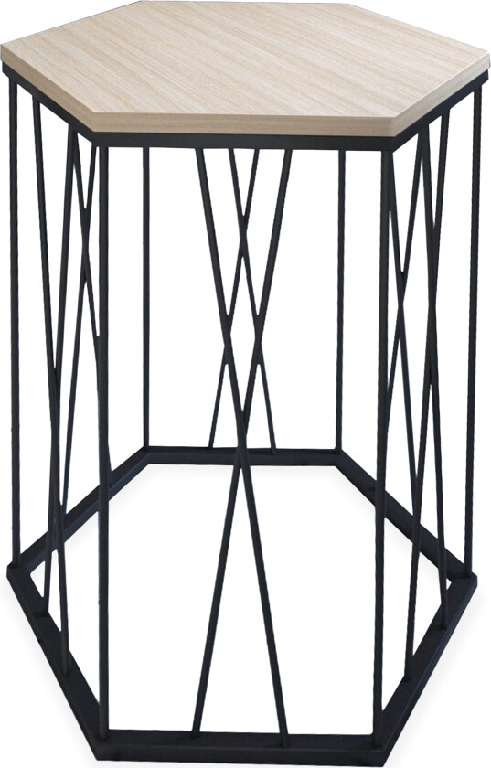 Falan Sidebord 40 cm Sekskant - Grå