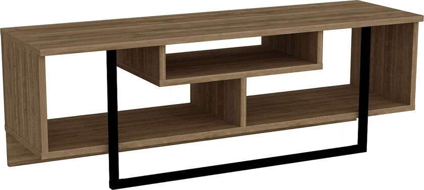 Sholly TV-Benk 119 cm - Valnøtt|Svart