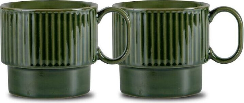 Coffee & More tekopp 2-pk Grønn