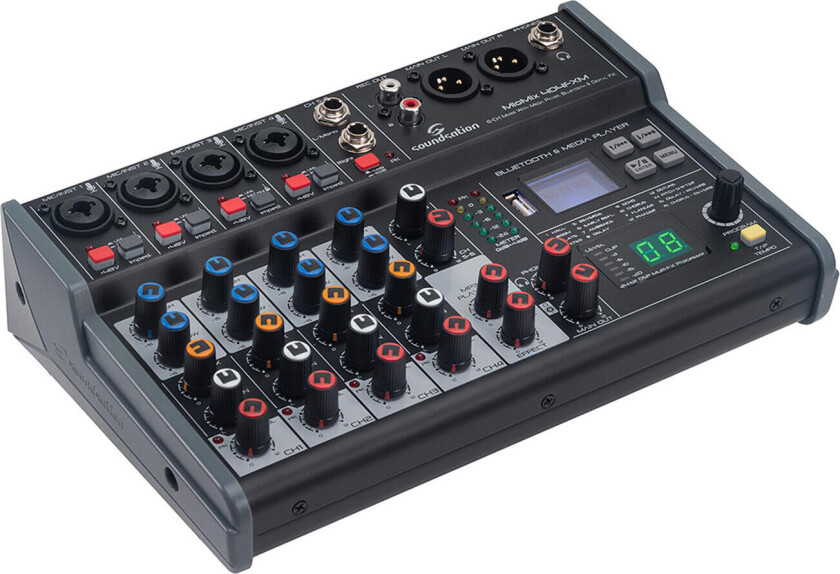 MIOMIX 404FXM 6Kanals Mikser USB, Bluetooth
