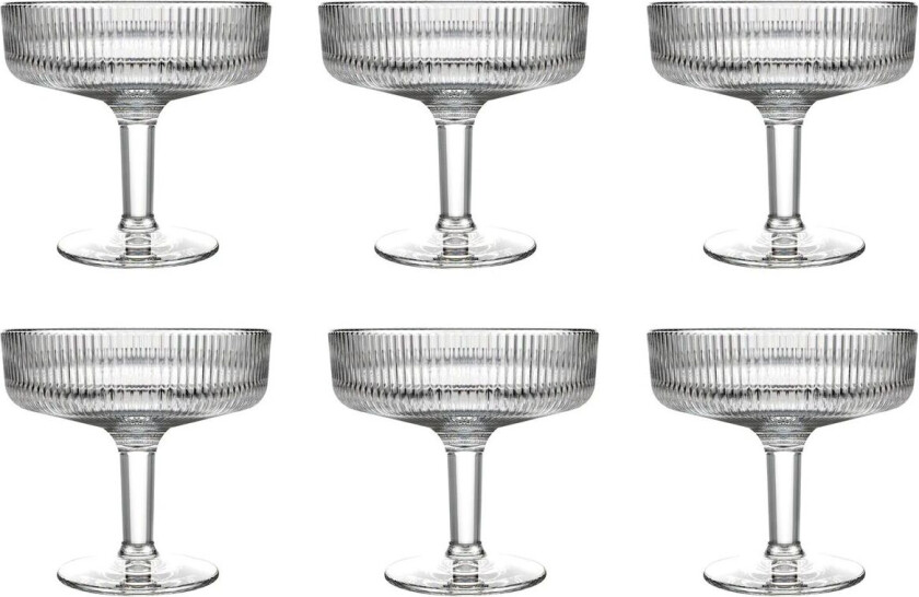 La Rochère Coupe Alice dessertskål 33 cl 6-pk Transparent