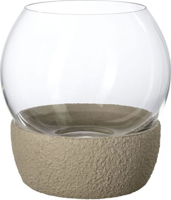 Perlemor Home Hurricane lyslykt Ø16 cm Beige