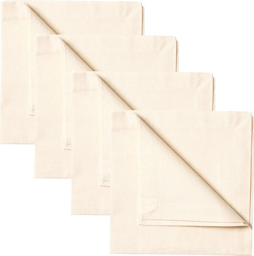Linum Robert serviett 4 stk Bomullsbeige