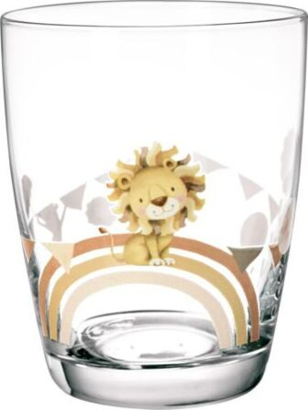 Roar like a Lion drikkeglass barn 15 cl, 2-pk Multi