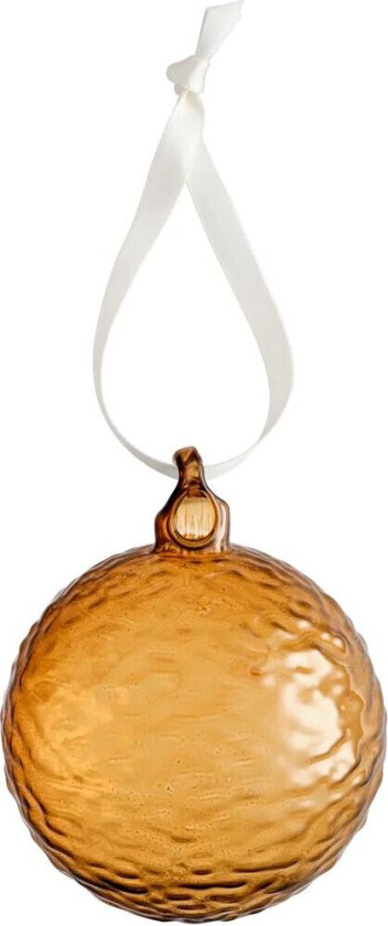 Gry Marble julekule Ø8 cm Cognac